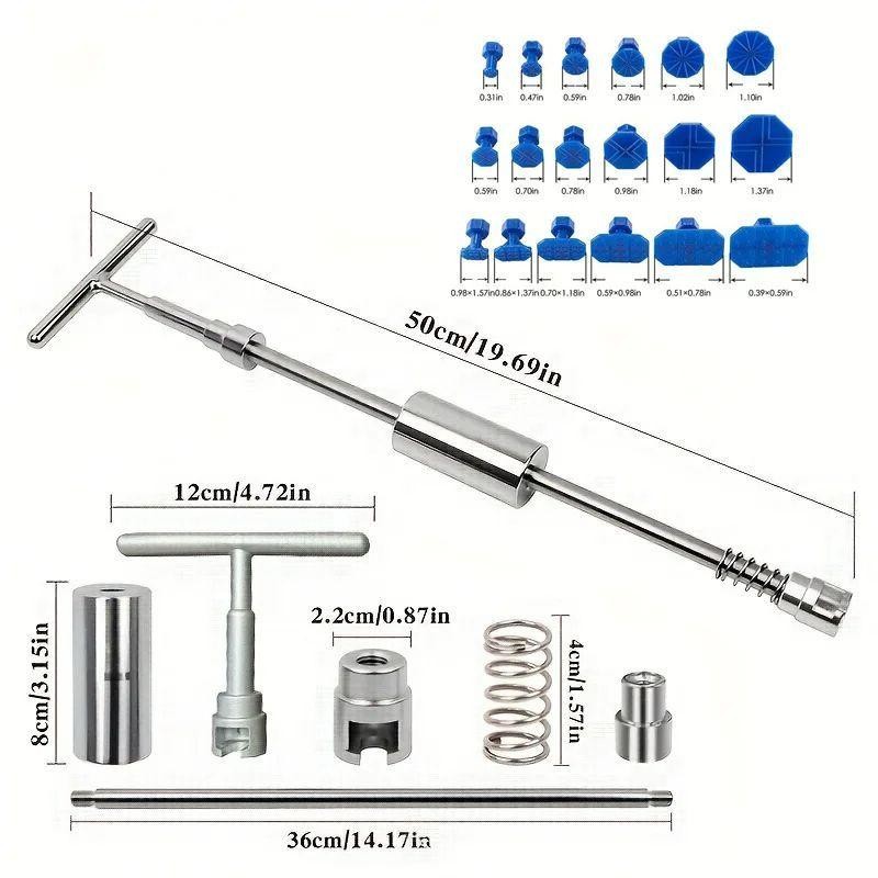 Alat Body Mobil Penyok Set Puller Dent Remover Penghilang Penyok Mobil Alat Body Mobil Penyok
