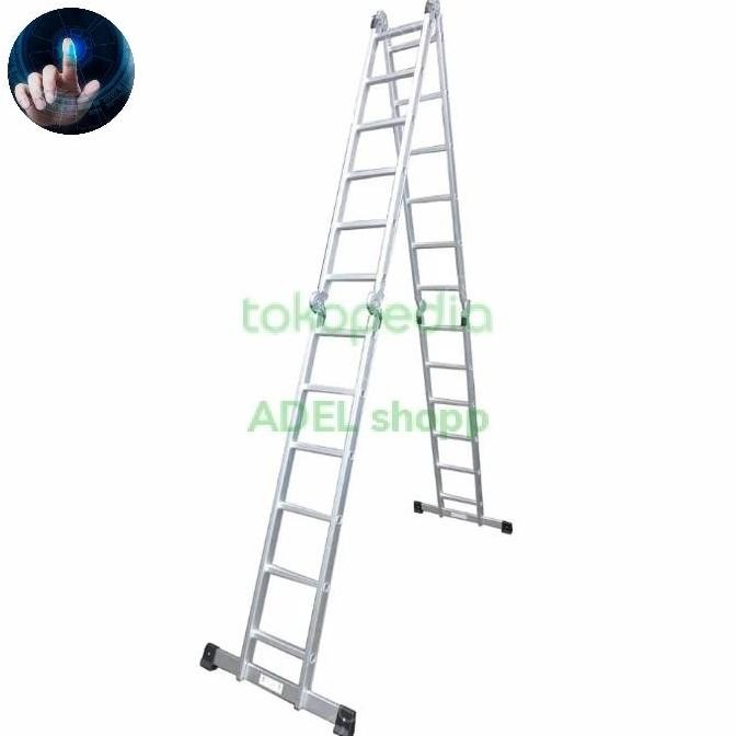 KRISBOW tangga Lipat 6,6 m tangga serbaguna