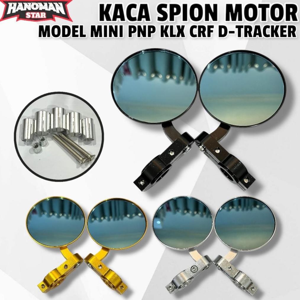 Promo Spion Supermoto Cembung Nsb Racing Model Bulat Mini Pnp Klx Crf Win Klasik D-Tracker Hs