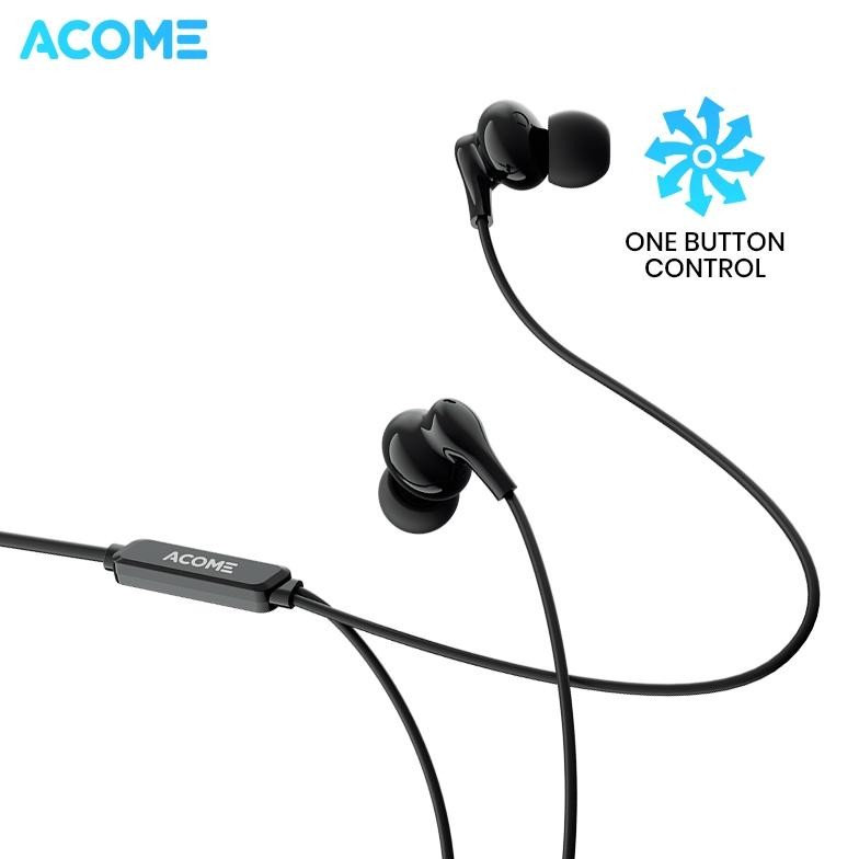 ''Terlaris" [Gi] Acome Headset Earphone Aw07 Original Murah