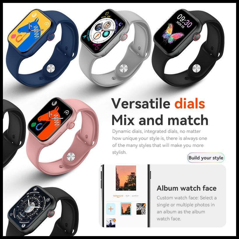 GaransiHw68Mini Iwo 15 Smartwatch Series 9 Pk Hw12 Hw16 Hw22 Bluetooth Call Customize Watch Wajah Be