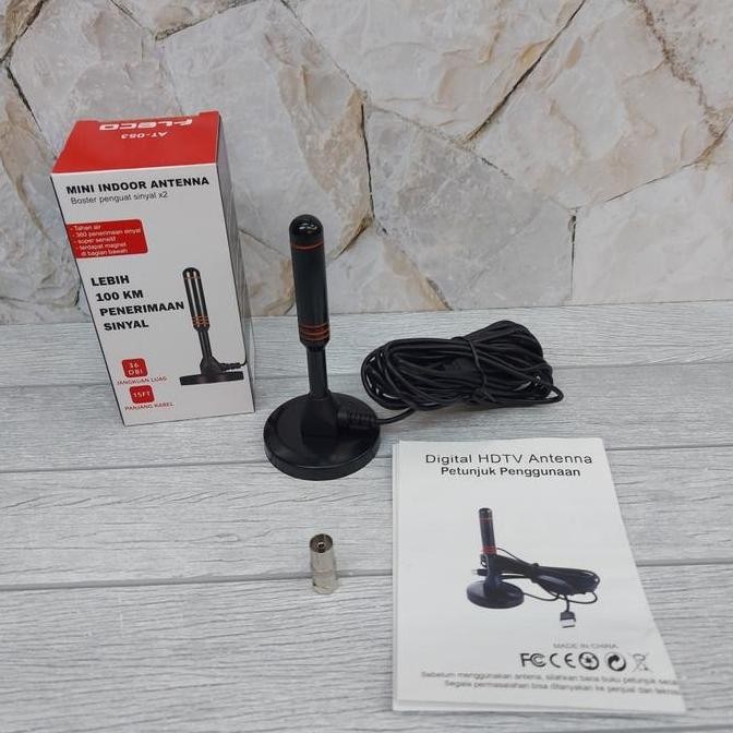 PROMO ANTENA DIGITAL INDOOR FLECO AT- 053 - ANTENA MINI DIGITAL T2