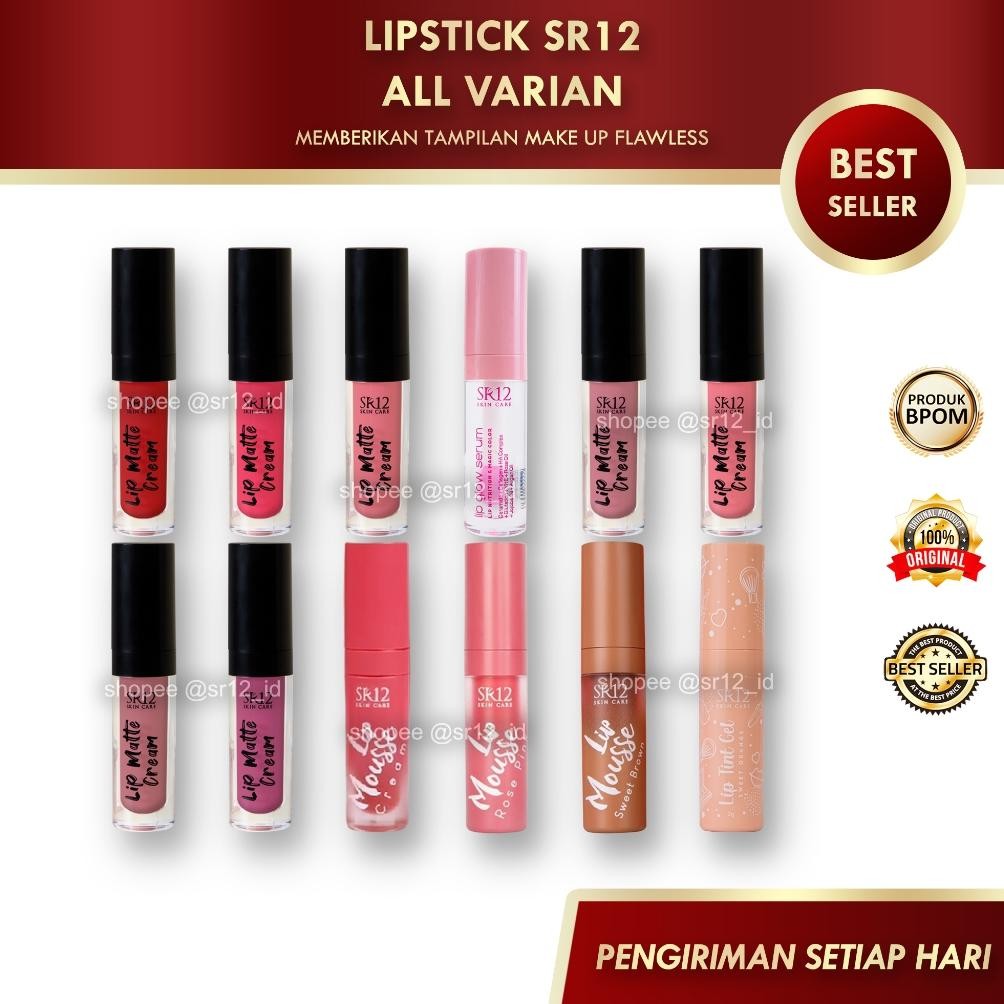 LIP PRODUCT SR12 ALL VARIAN / LIPSTICK SR12 / LIPCREAM SR12 / LIP CREAM SR12 / LIPMATTE SR12 / LIP M