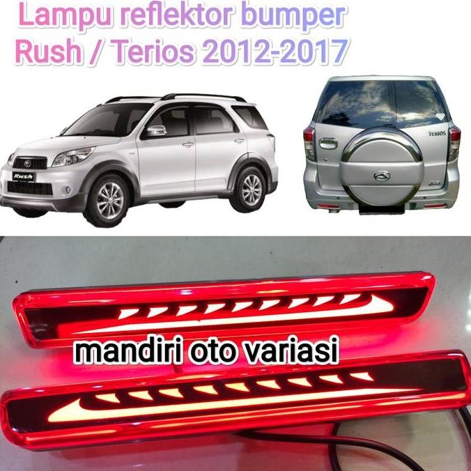 Lampu Led Bumper Mobil Rush/Terios 2012-2017 Lampu Reflektor Bemper Harga Khusus