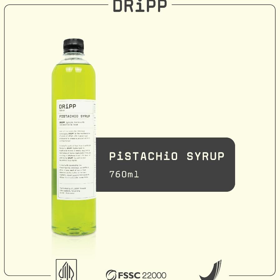 

Dripp Pitachio Yrup Irup Raa Pitachio Untu Horeca