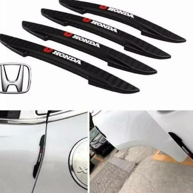 Door Guard Pelindung Pintu Carbon Mobil Logo Honda Crv Asli