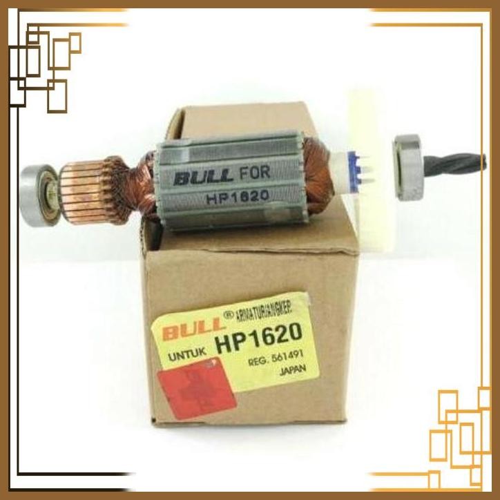 [WGM] ARMATURE BULL ANGKER FOR MESIN BOR MAKITA HP 1620 ARMATUR HP1620