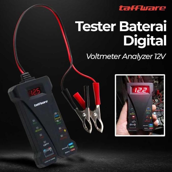 ready Alat Test Aki Accu Digital Tester Baterai Voltmeter Analyzer