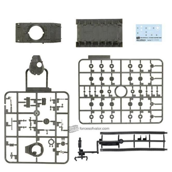 Mokit Tank U.S M24 Chaffee Rheinberg 1/72 By Fov