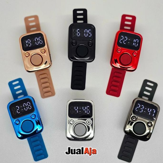 new Tasbih Digital Charger LED Jam Digital Premium Lampu LED Muslim murah