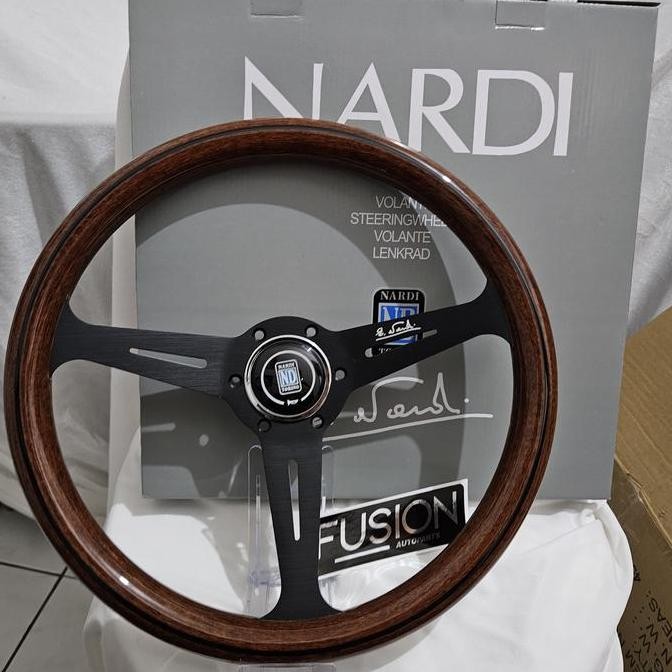 . Stir Import Nardi Torino Wood Kayu Chrome Classic Klasik