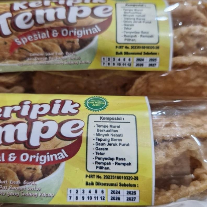 

Premium Keripik Tempe Original | Keripik Tempe Kering Gurih Renyah Dan Bergizi | Sneck Sehat