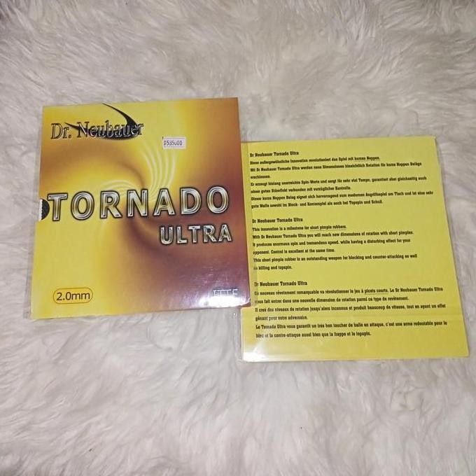 Special Price Bintik Pendek /Serang Dr N Tornado Ultra Pingpong Tenis Meja Original