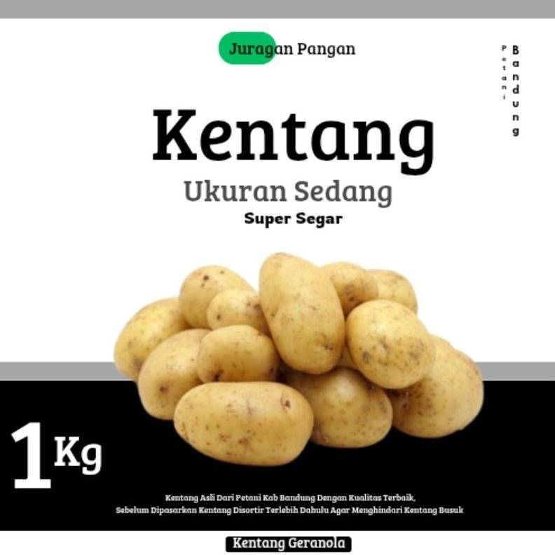 

Kenyamanan Kentang Super Segar [ Ukuran Besar 1 Kg ]