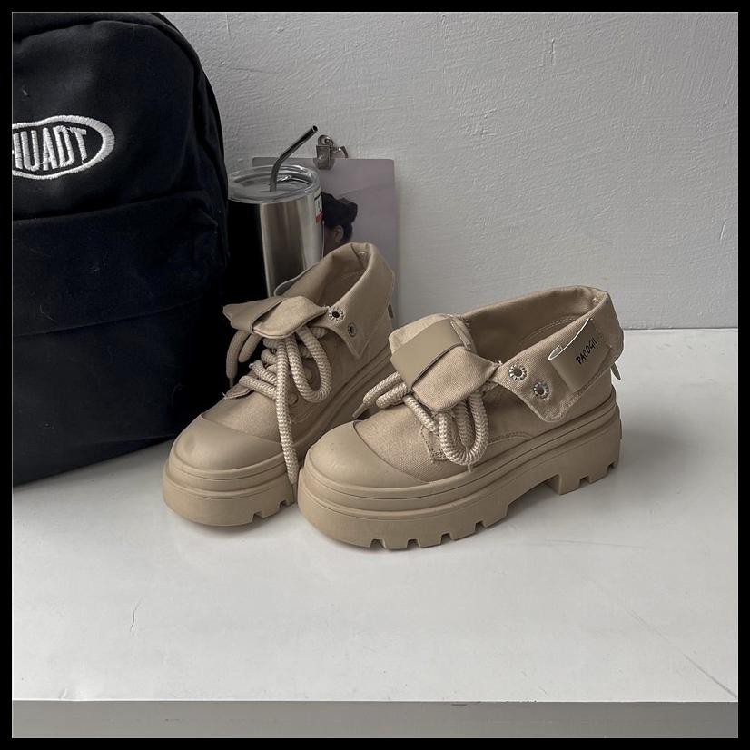 ZEALO.SHOES 336 SEPATU BOOTS WANITA FASHION CASUAL STYLE SNEAKERS SPORT SHOES TALI CEWEK