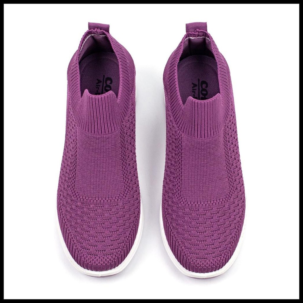 SEPATU SNEAKERS WANITA MODEL TINGGI SPORT CASUAL MODEL TERBARU SLIP ON TG8850