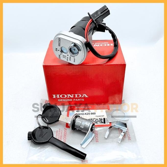 ready Kunci Kontak Set K25 Keyset Original Honda Beat Karbu Beat FI Beat Pop Beat ESP Kunci Motor 1 