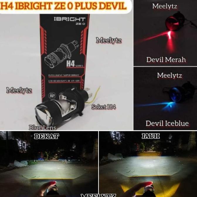 IBRIGHT ZE 0 - Lampu Utama  H4 LED murah