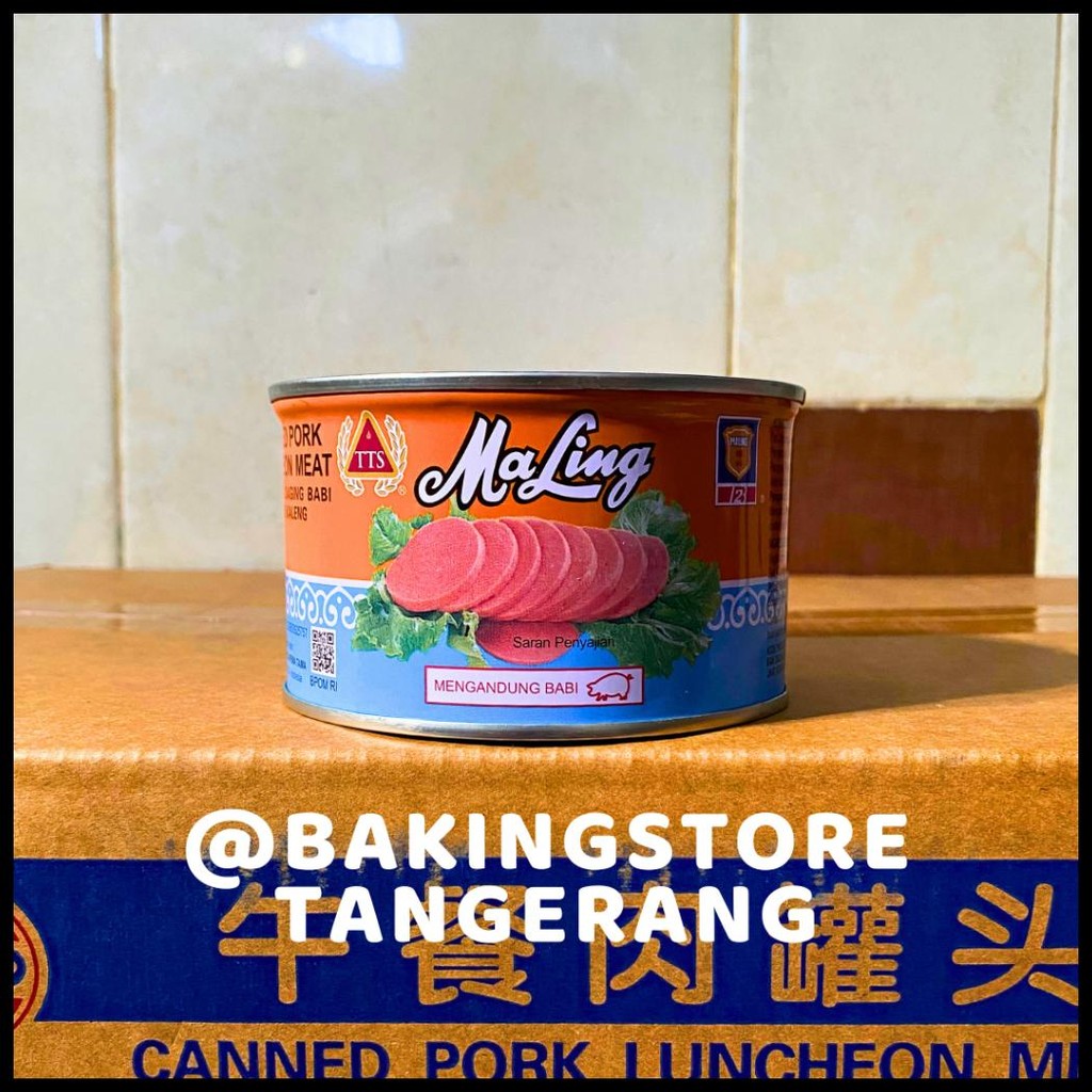 

MALING TTS HAM BABI 397 GR LUNCHEON PORK MEAT DAGING CANNED MA LING