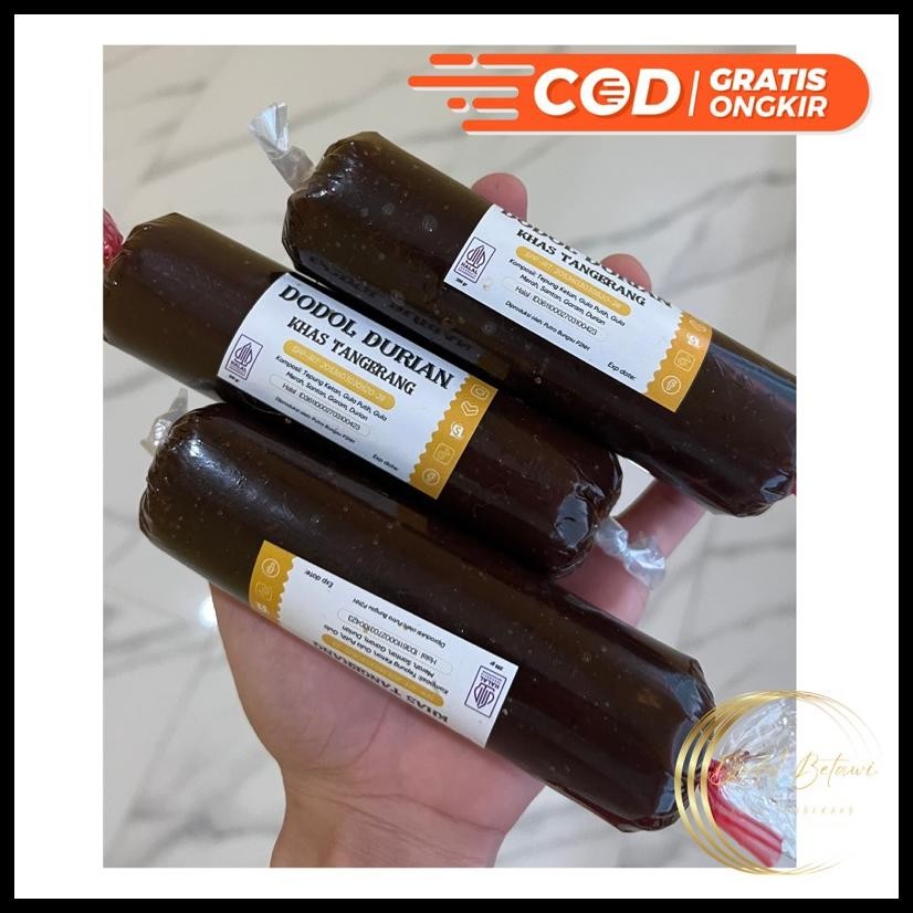 

DODOL DURIAN ASLI MONTONG KHAS TANGERANG 200 GR LEMBEK FRESH