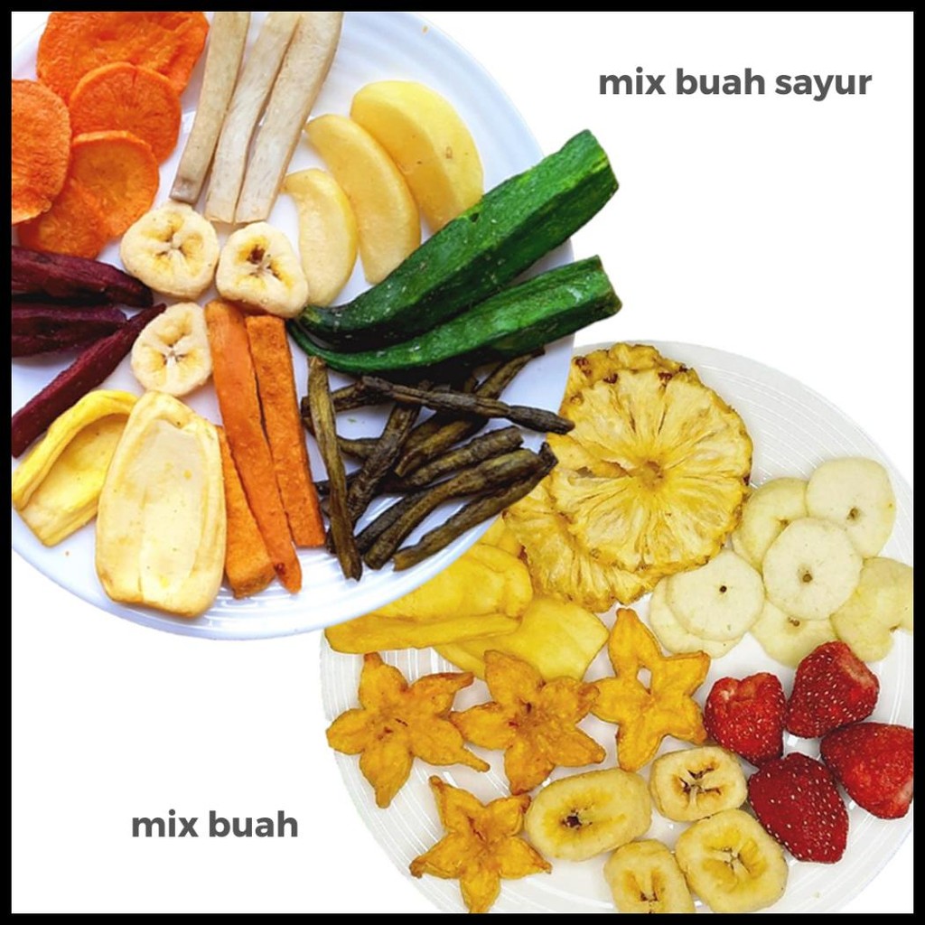 

KERIPIK BUAH SAYUR LENGKAP MIX TOPLES | KRIPIK BUAH | BUAH KERING | CEMILAN BUAH | KERIPIK STRAWBERRY KOREA | KERIPIK SEHAT | SNACK SEHAT | CEMILAN BUAH 300ML 700ML 1L