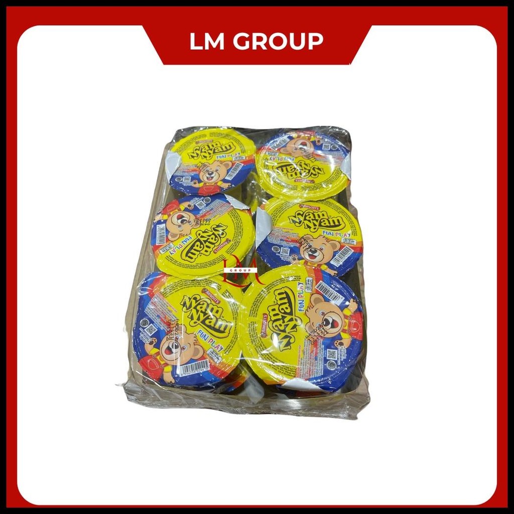 

NYAM-NYAM FUN PLAY BUBBLE PUFF CHOCOLATE ISI 12PCS @11GR