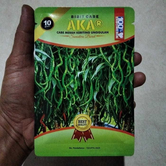 Benih Unggul Cabe Merah Keriting Akar 10 Gr - Bibit Cabe Keriting Akar Promo