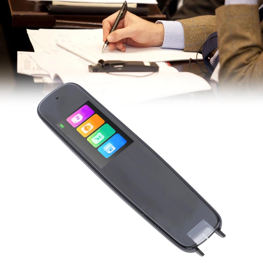 

Digital Translation Pen Scanner Scan Reader Pen Expanded Content 1.97in Full with Transparent Dust Cover for Study