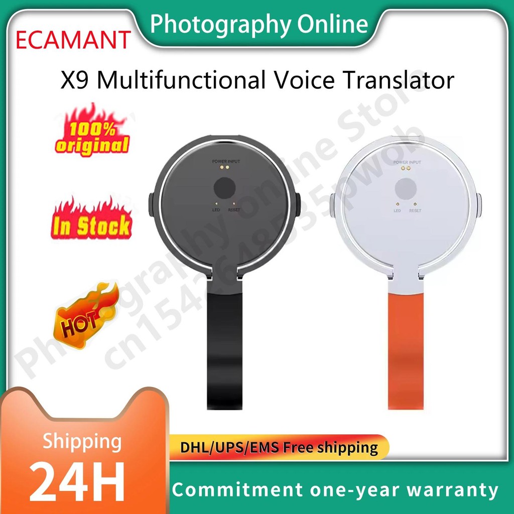 

X9 Multifunctional Voice Translator AI Simultaneous Translator Offline Translation Voice Video Call Translation App Bluetooth