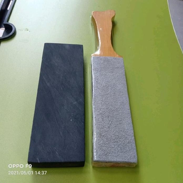 

Terlaris Asahan Kang Ahmad Batu Asah Grit 6000 Ukuran 18X6X2Cm Plus Stroping Kulit 2 Sisi Knife