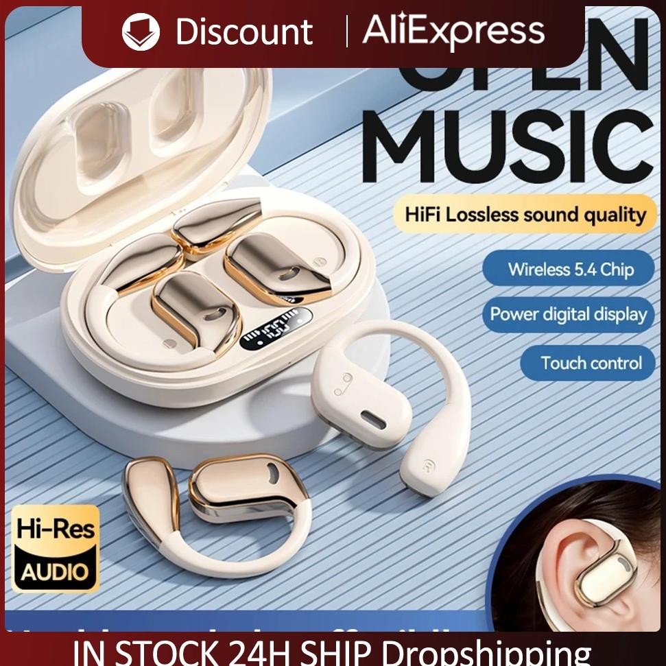 

Language Translation Earbuds Bluetooth-Compatible 5.4 Translator Earbuds Touch Control Translation Earphones for Android and iOS