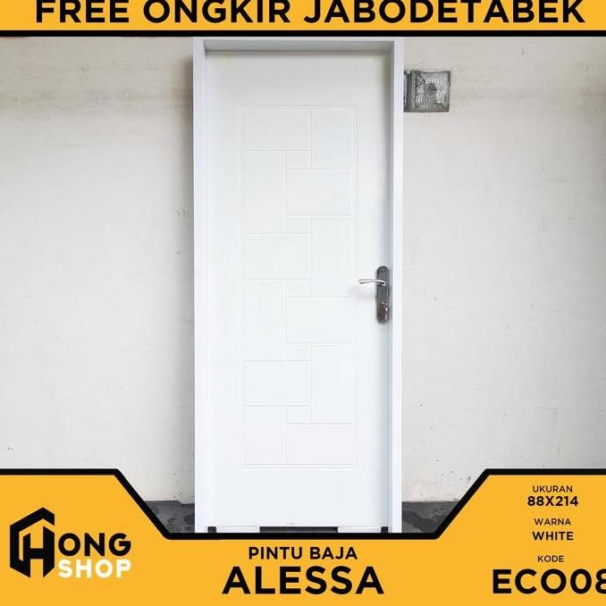 Pintu Utama / Pintu Kamar Tidur Baja ALESSA ECO Series - ECO08 Diskon