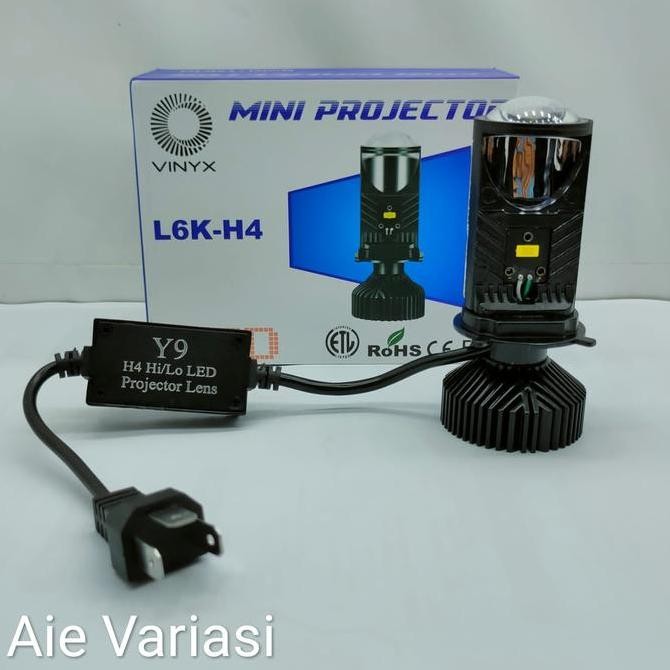 Lampu LED Projector Mini H4 Vinyx