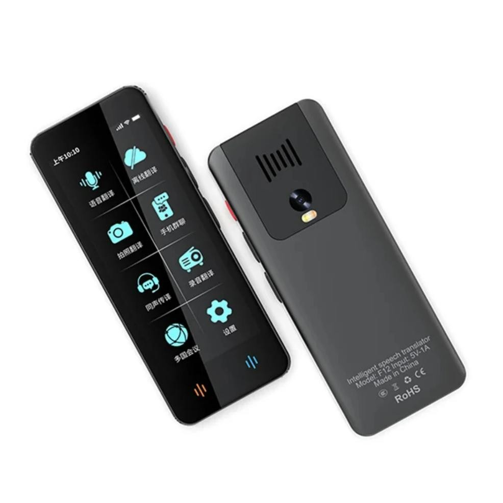 

F12 Translator Machine 138 Real-time Language Online 18 Offline Accurate Translation 4inch Instant Voice Photo Tradutor Device