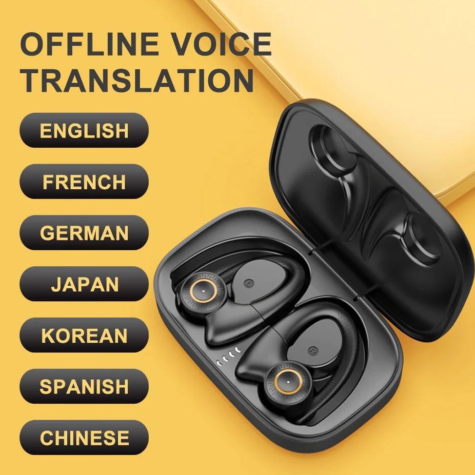 

AI Language Translator Earbuds 3 in 1 Accents Translator Earphone Real Time 144 Languages Accents for Travel Business Learning
