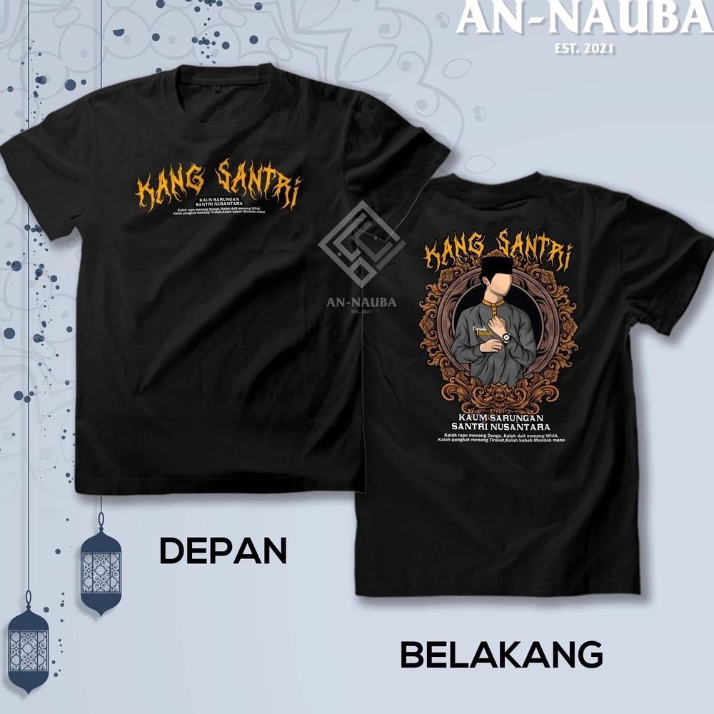 Promo Kaos Santri Kaos Kaum Santri Sarungan Kaos Dakwah Islami