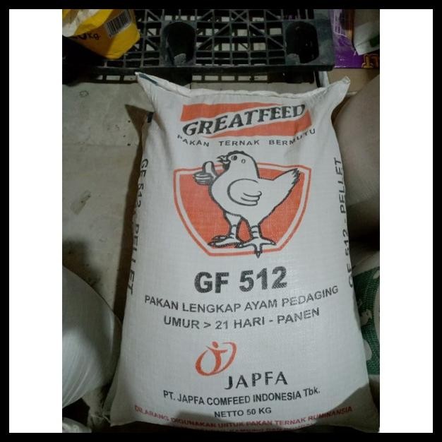 PAKAN AYAM BROILER GROWER GF 512 JAPFA COMFEED REPACK 1 KG