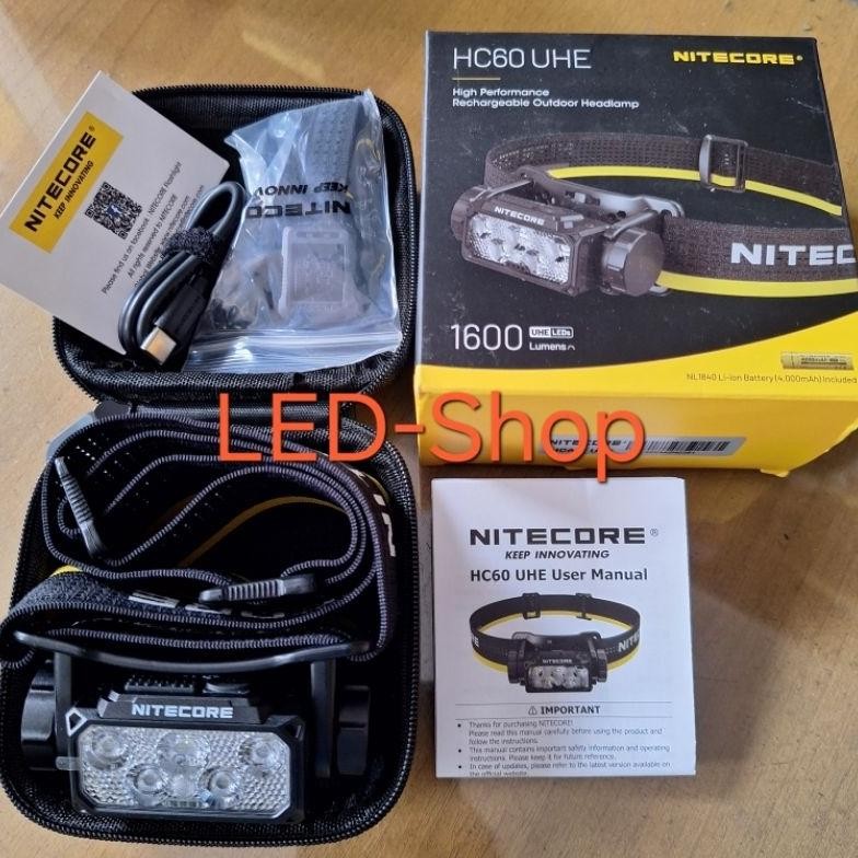 Nitecore HC60 UHE Original MURAH