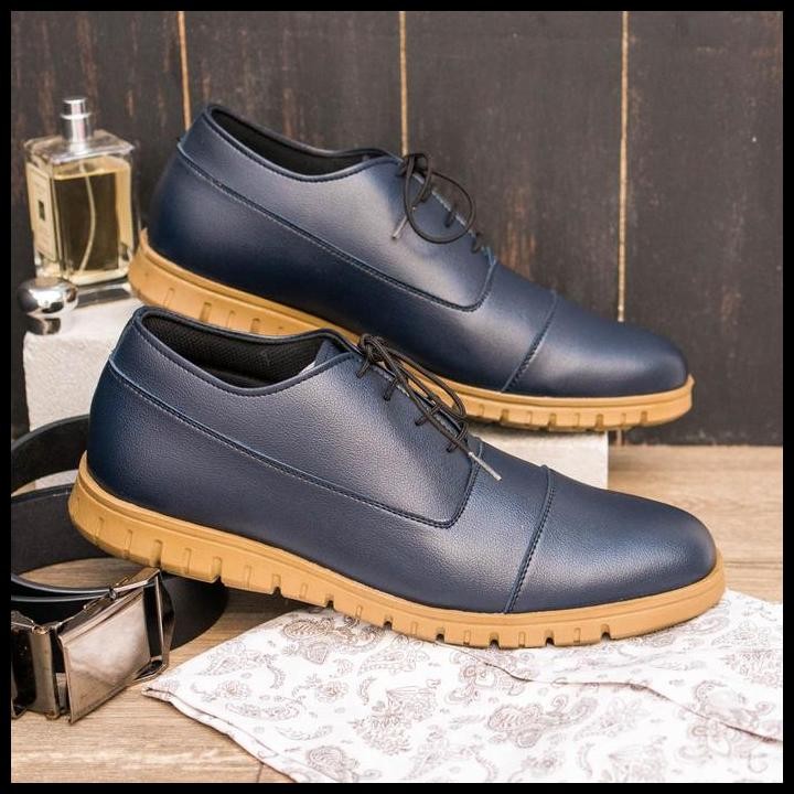 Paulmay Sepatu Formal Pria Modena 08  Hitam  Pantofel  Shoes Karet Fantofel Kerja Original Best Sell