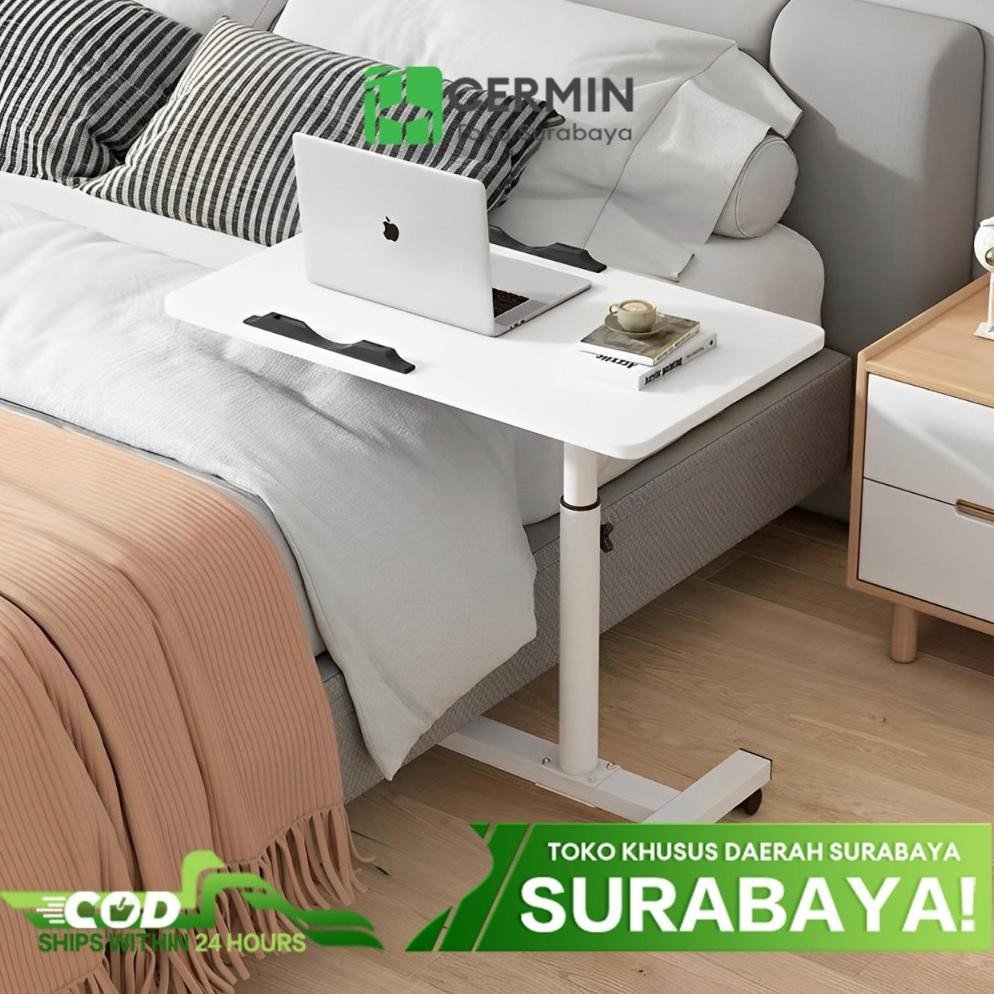 Meja Laptop Roda Meja Laptop Adjustable Meja Kerja Portable Meja Laptop LesehanMeja Laptop Lesehan