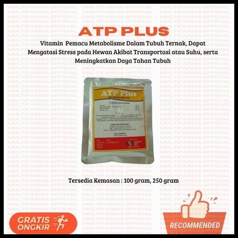 VITAMIN AYAM PEMACU METABOLISME ATP PLUS  MULTIFARMA