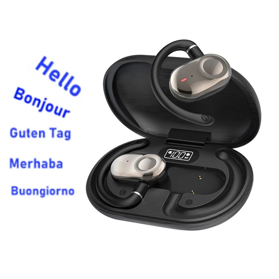 

AI Language Translation Earbuds 144 Languages Two-Way Translator Device with APP Translator Earbuds for Travel Business Learning