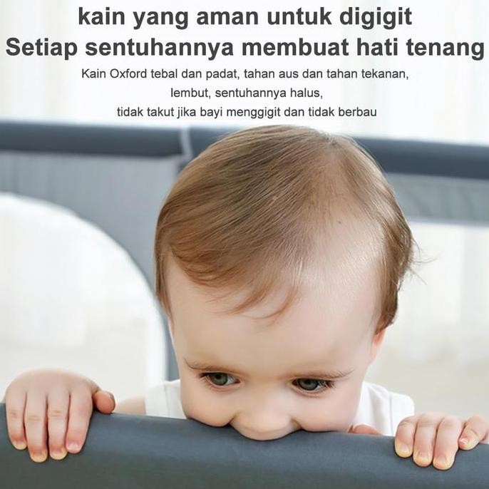 Nina Baby Playpen Pagar Bayi Anak-Anak Fence pagar bayi Early Educational Diperbesar dan Diperkuat B