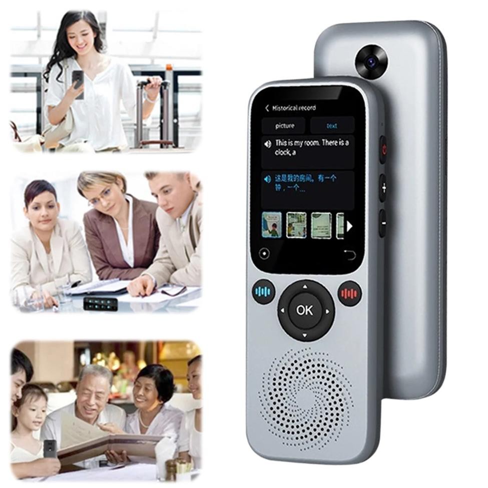 

Language Translator Device 138 Languages Two-Way Language Translator Portable Instant Translator for Travel Business Learning