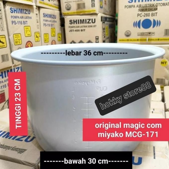 Panci Teflon Magic Com Miyako Original MCG-171  Jumbo 6 Liter MCG 171