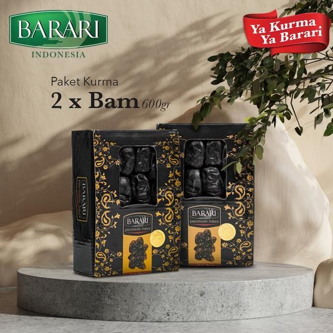 

READY Kurma Barari Bam / Mazafati 625Gr - 2Pcs
