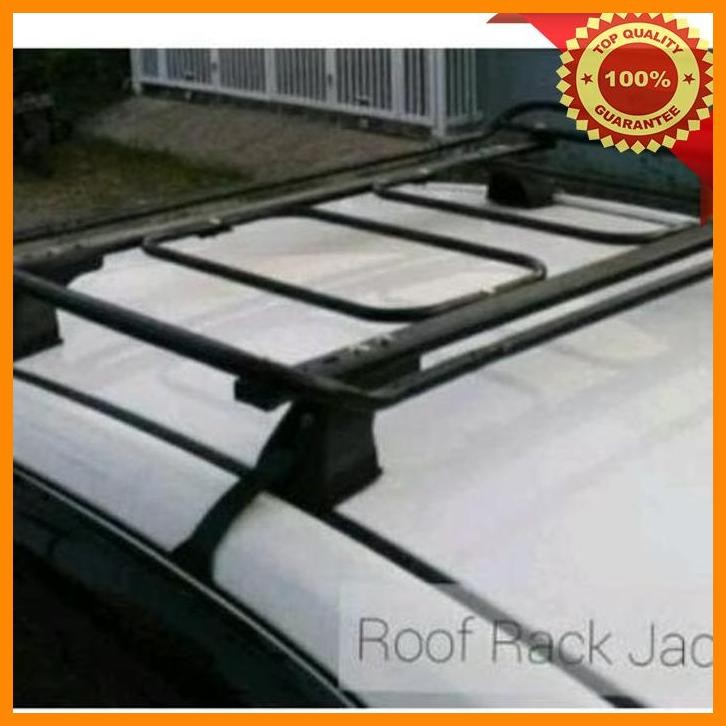 [BBC] ROOF RACK MOBIL RUSH TERIOS RACK JACK KAKI EMPAT KUMPLIT