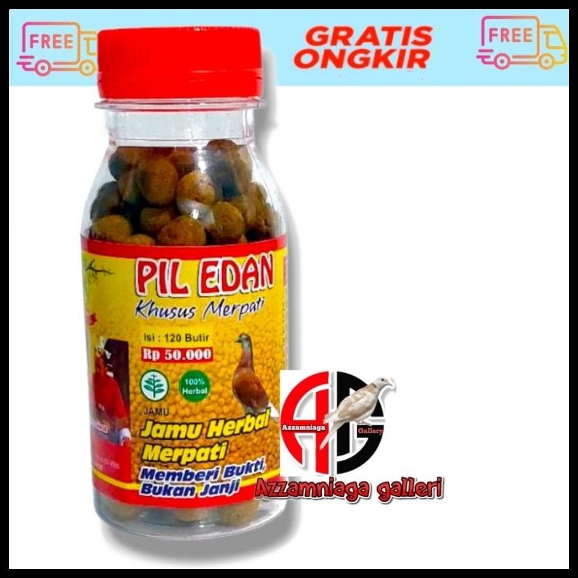 JAMU MERPATI PIL EDAN 120 BUTIR  PIL EDAN MERPATI MENAMBAH STAMINA DAN POWER BURUNG MERPATI ORIGINAL