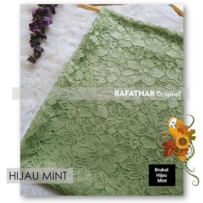 KAIN BROKAT METERAN KAIN BRUKAT SERAGAM PERNIKAHAN SERAGAM WISUDA SERAGAM KELUARGA