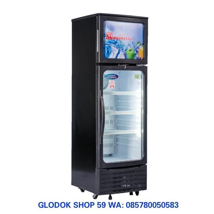 TERBARU - Showcase & Freezer DAIMITSU DISC378 Showcase dan Freezer DISC378 New